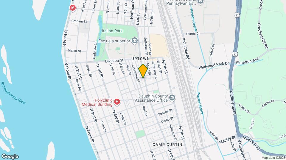 2626 N 6th St Map and Location Details