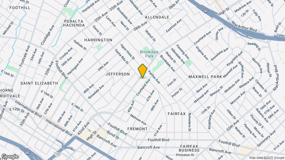 2290 High St Mapa y Detalles de la Ubicación