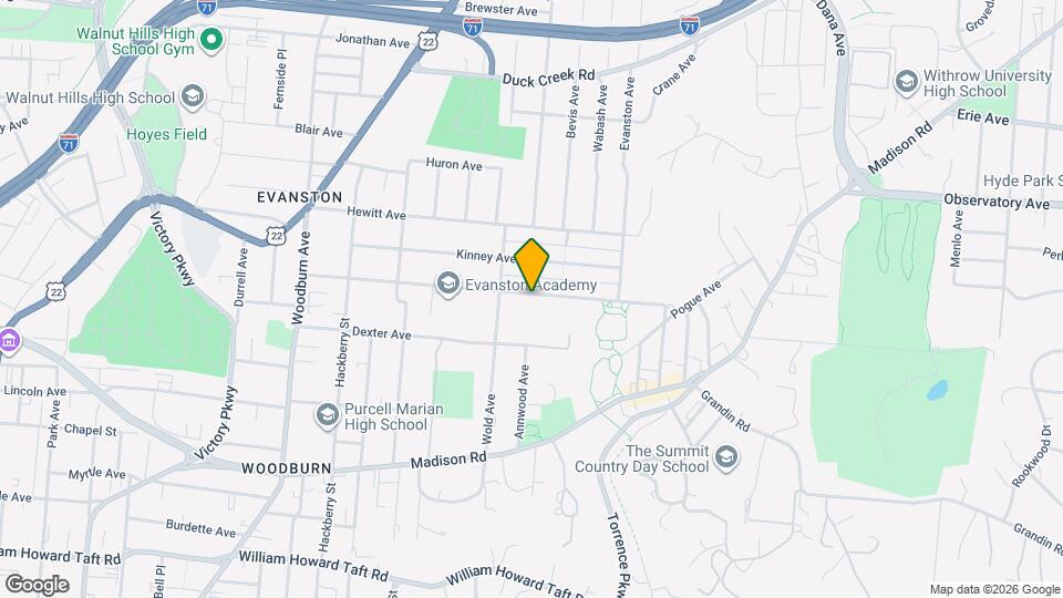 1927 Fairfax Ave Mapa y Detalles de la Ubicación