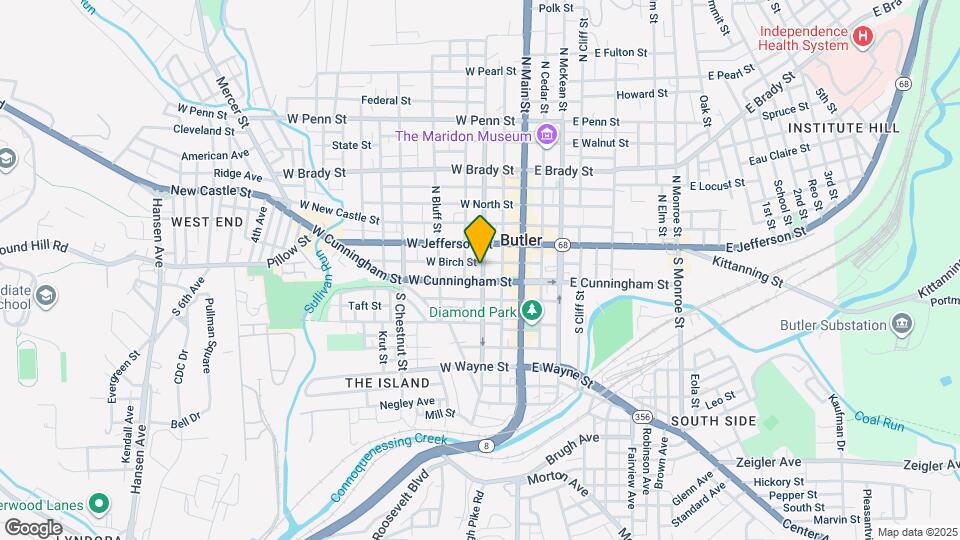 120 S Washington St Map and Location Details