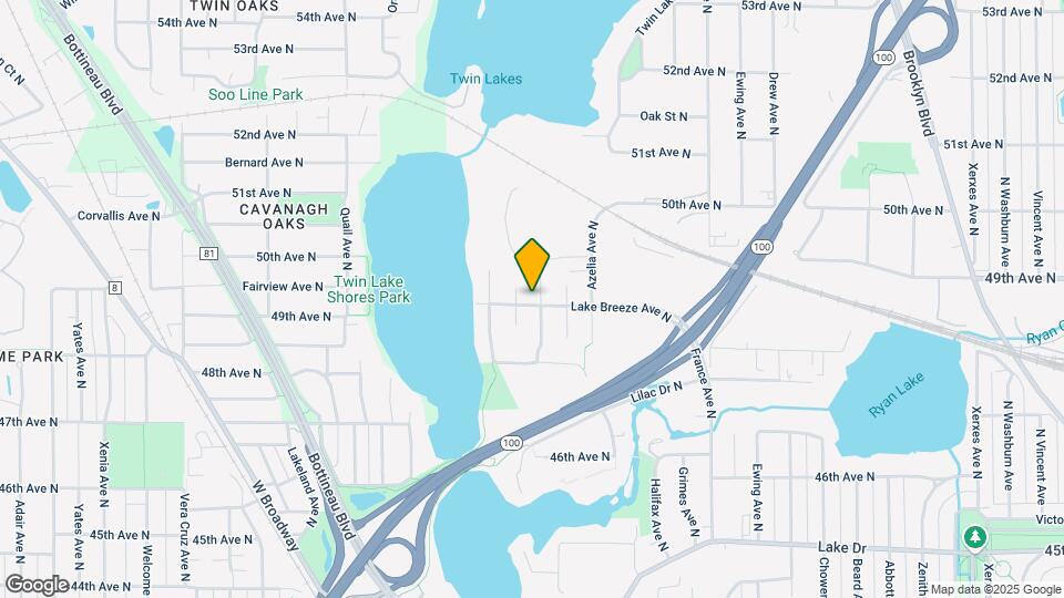 4200-4204 Lakebreeze Ave Map and Location Details