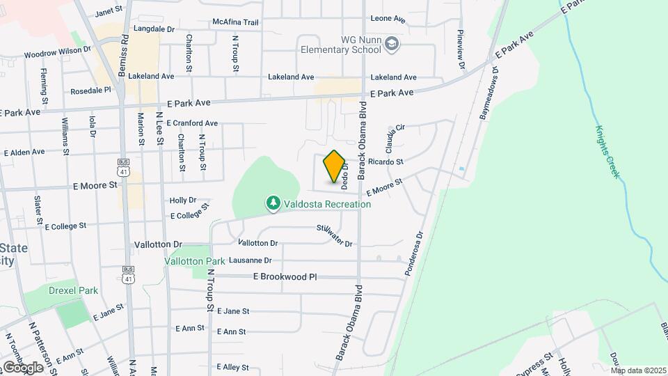 1508 E Moore St Map and Location Details