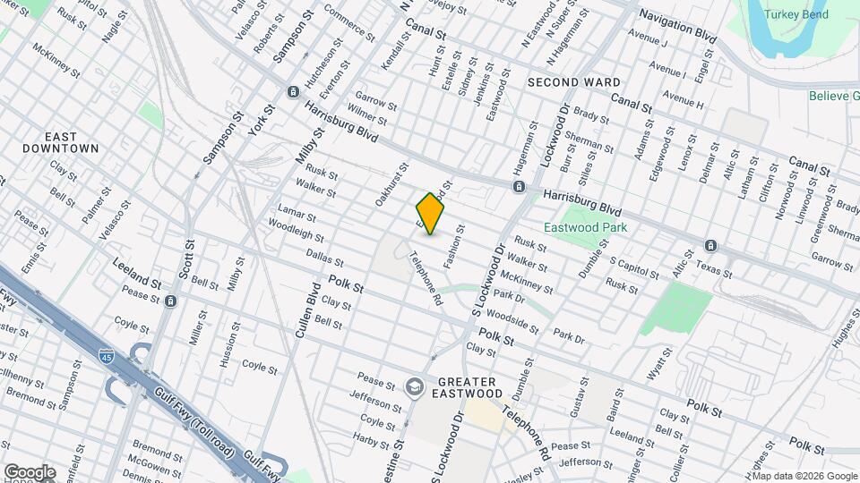 4415 McKinney St Map and Location Details
