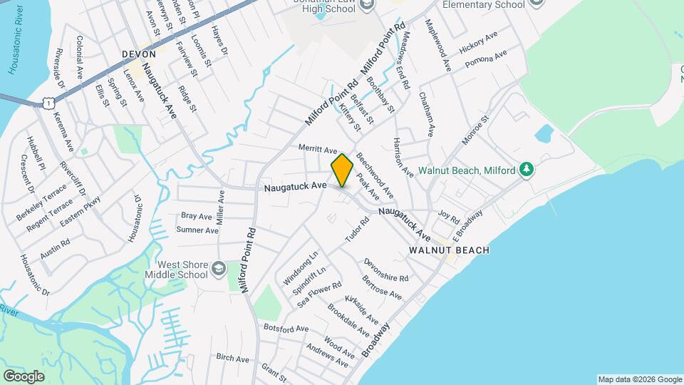 202 Naugatuck Ave Map and Location Details