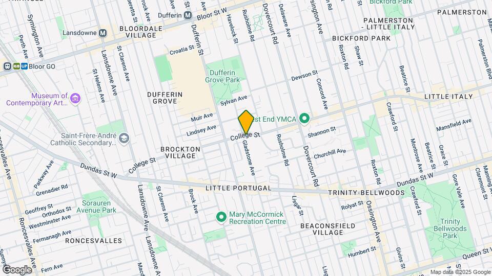 1059 College St Map and Location Details