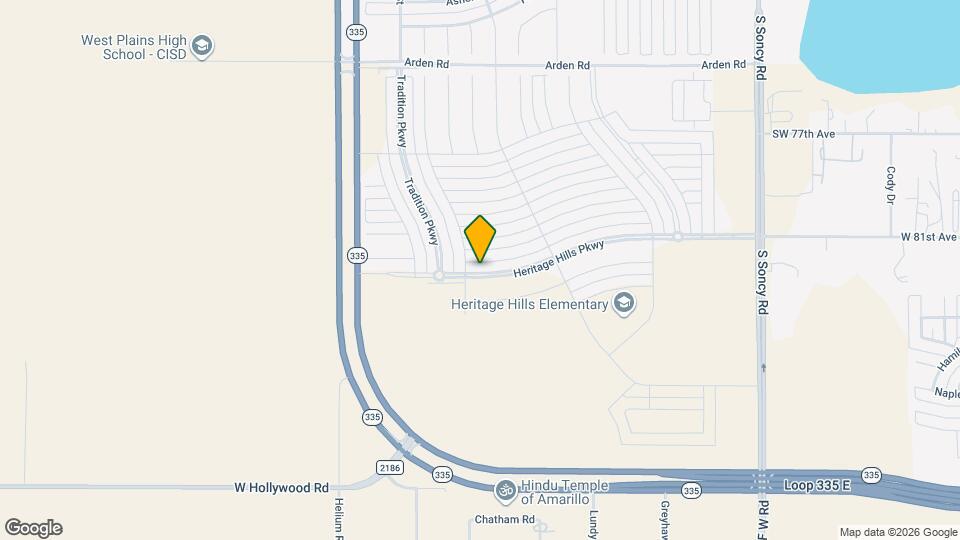 9700 Heritage Hills Pkwy Map and Location Details