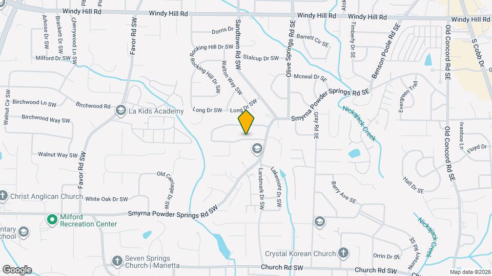 160 Timber Creek Ln SW Map and Location Details