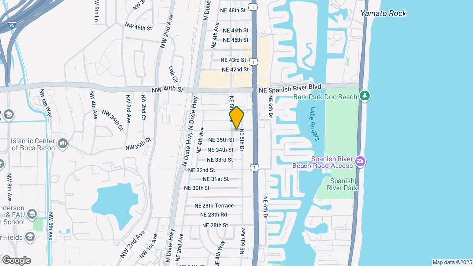520 NE 36th St Map and Location Details