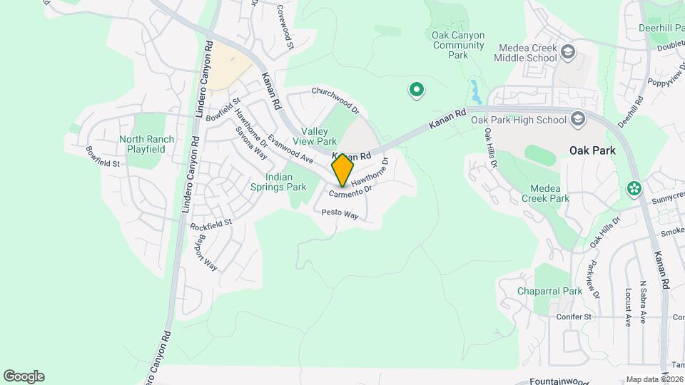 5199 Carmento Dr Map and Location Details