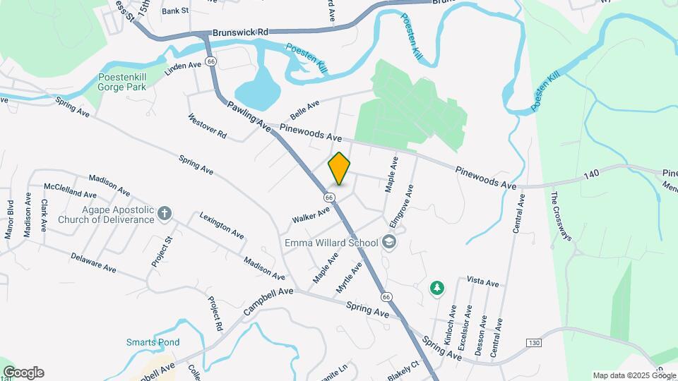 227 Pawling Ave Map and Location Details