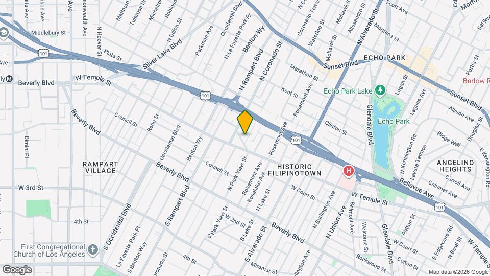 405 Coronado Ter Mapa y Detalles de la Ubicación