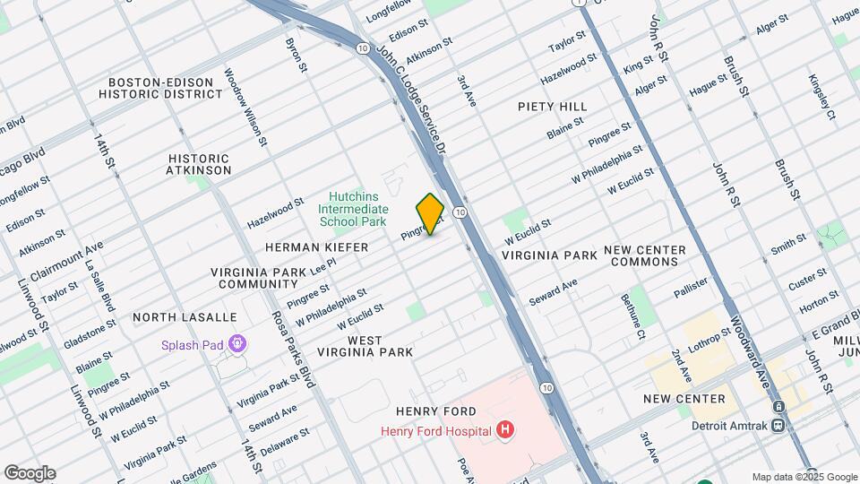 1169 Pingree St Mapa y Detalles de la Ubicación