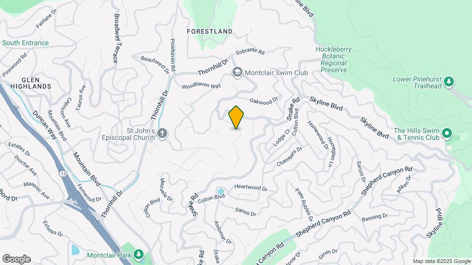 6857 Armour Dr Map and Location Details