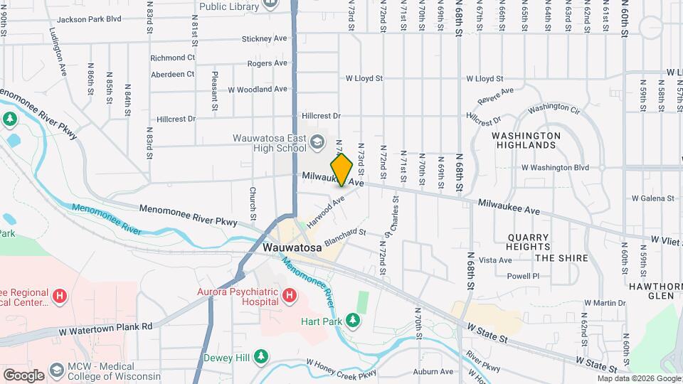 7352 Harwood Ave, Unit Upper Unit Map and Location Details