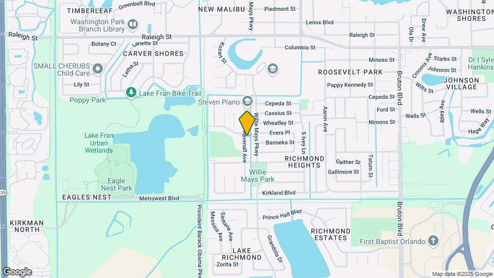 1823 Ravenall Ave Mapa y Detalles de la Ubicación
