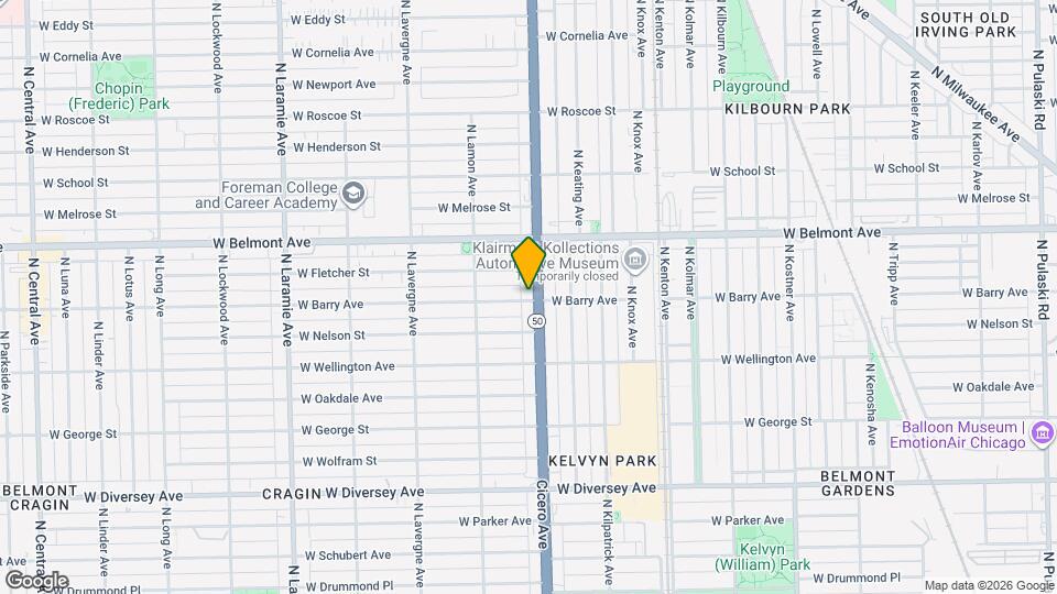 4808 W Barry Ave Map and Location Details