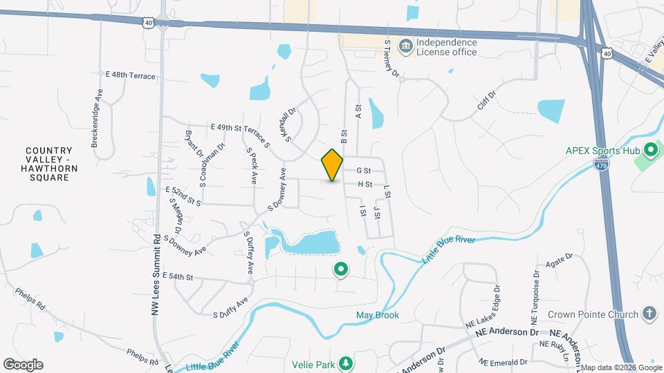 17311 E 51st St Ct S Map and Location Details