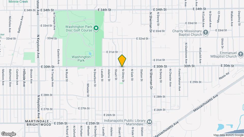 2966 N Olney St Map and Location Details