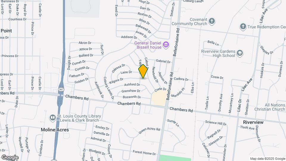 1116 Kilgore Dr Map and Location Details