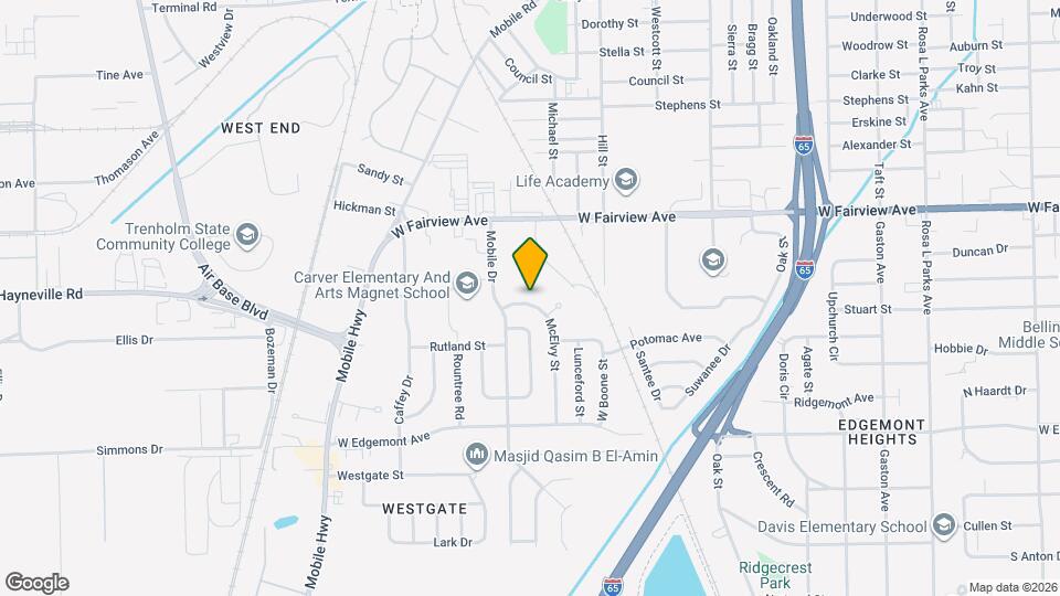 3225 McElvy St Map and Location Details
