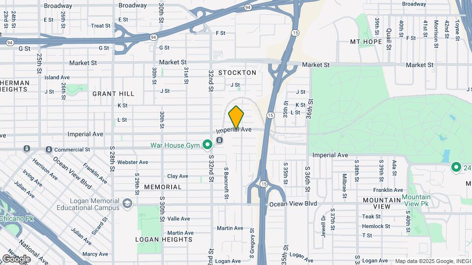 3299 Imperial Ave Map and Location Details