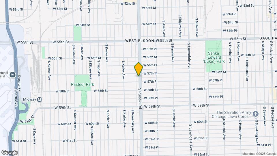 5710-5714 S Pulaski Rd Mapa y Detalles de la Ubicación