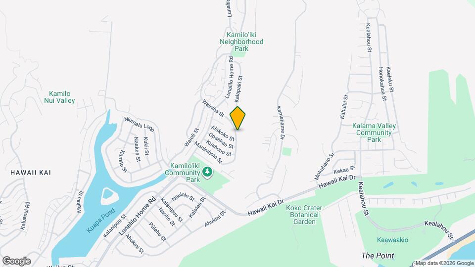 981 Wainiha St Map and Location Details