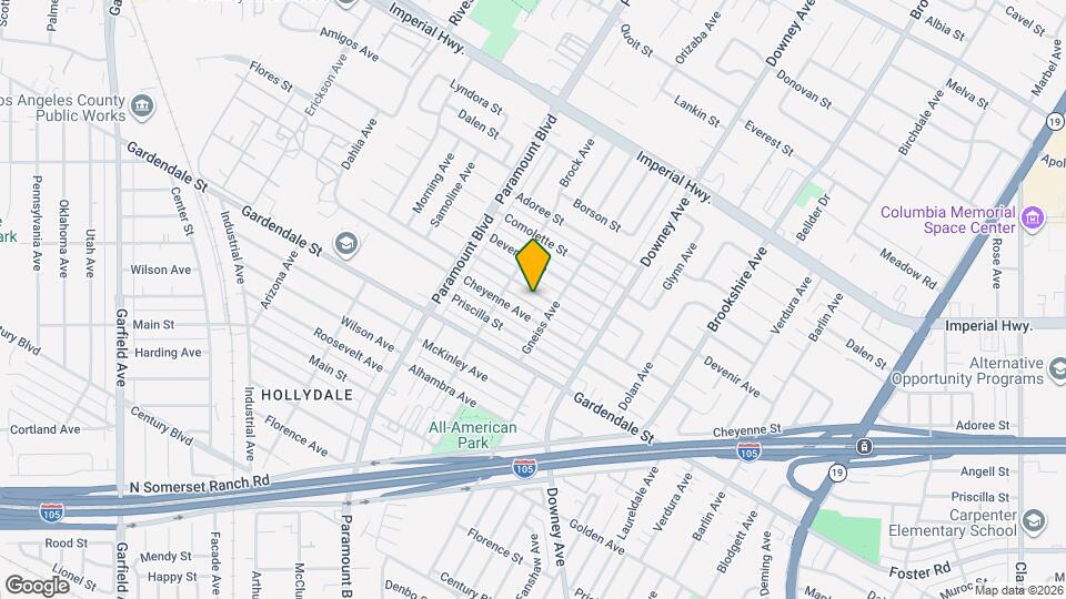 8128 Puritan St Map and Location Details