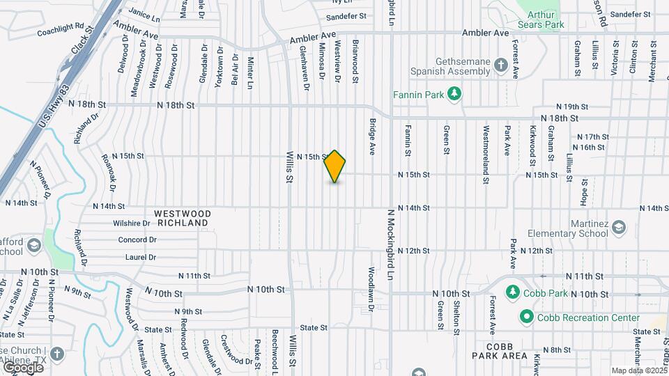 1430 Westview Dr Map and Location Details