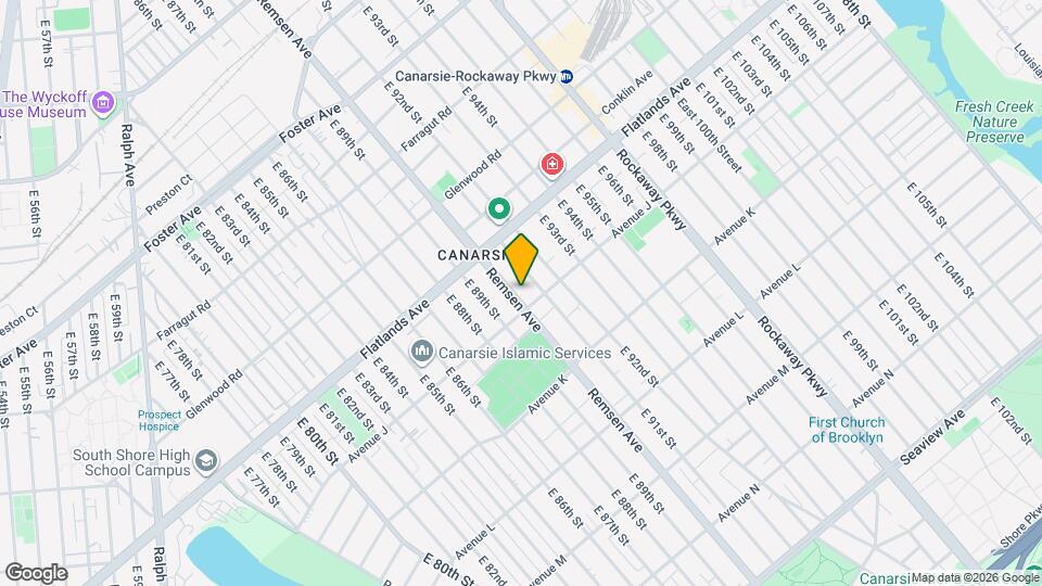 1269 Remsen Ave, Unit 2 Map and Location Details