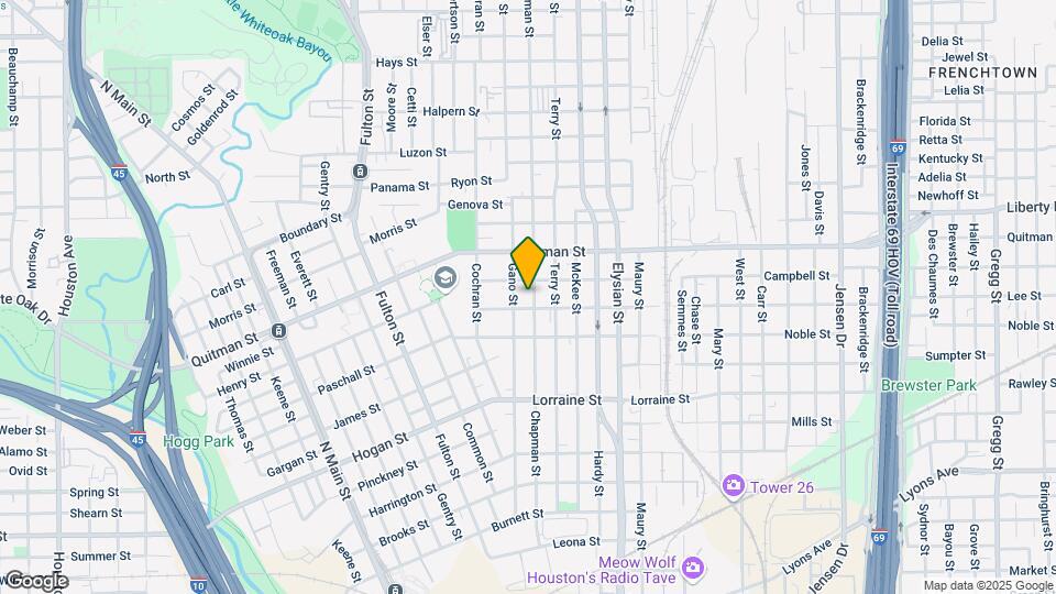 2213 Chapman St Map and Location Details