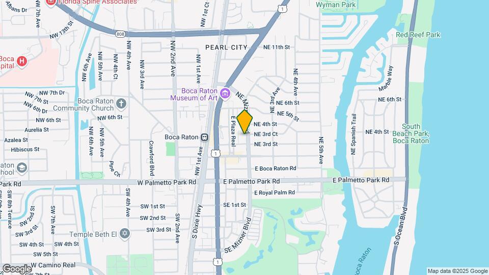 333 NE Mizner Blvd Map and Location Details