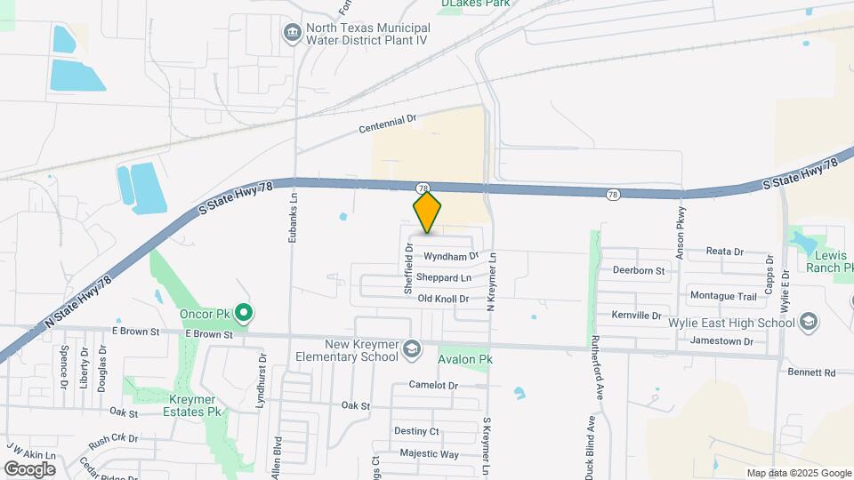 1206 Devonshire Ln Map and Location Details