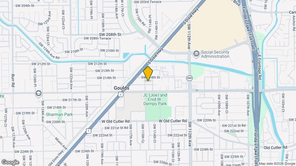 11475 SW 215th St Mapa y Detalles de la Ubicación