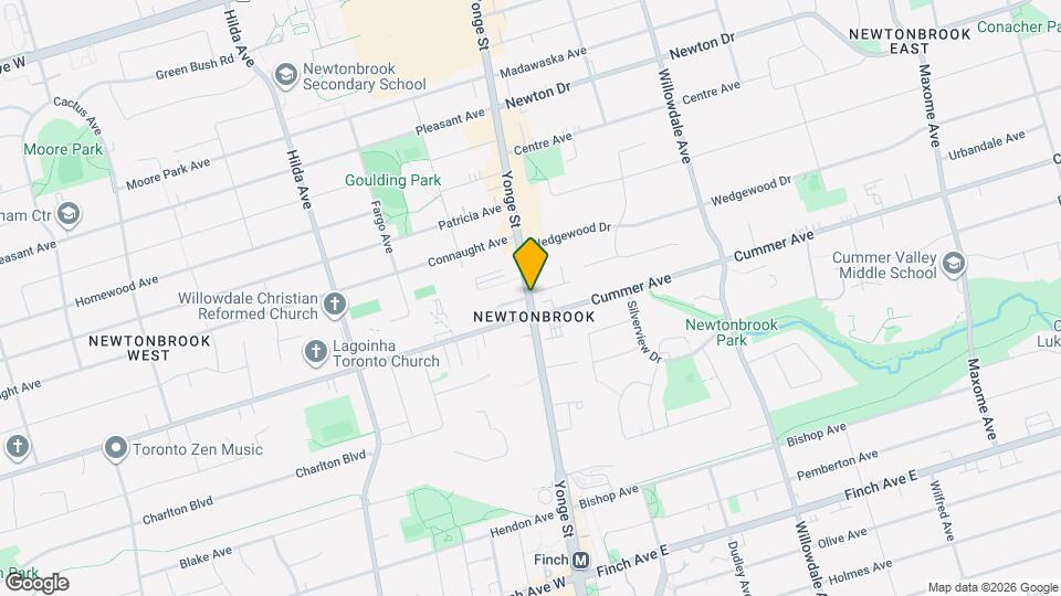 5949 Yonge St Map and Location Details