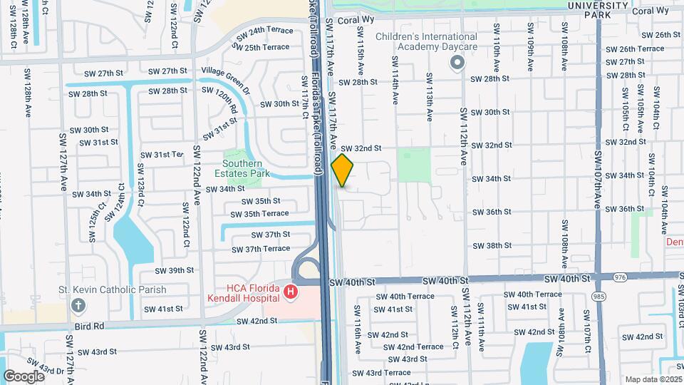 3416 SW 116th Pl Map and Location Details