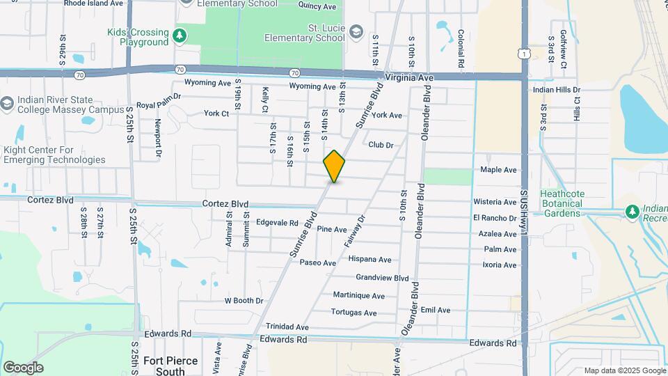 2728 Sunrise Blvd Map and Location Details