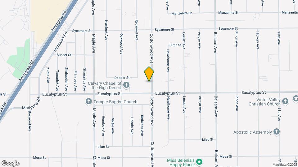 11360 Cottonwood Ave Map and Location Details