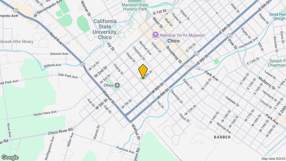 643 W 6th St Map and Location Details