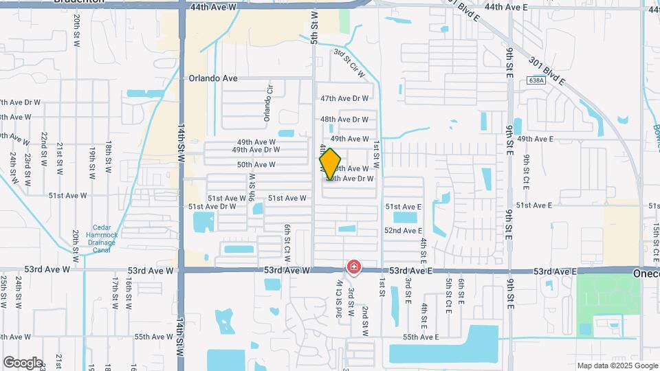 407 50th Avenue Plaza W Map and Location Details