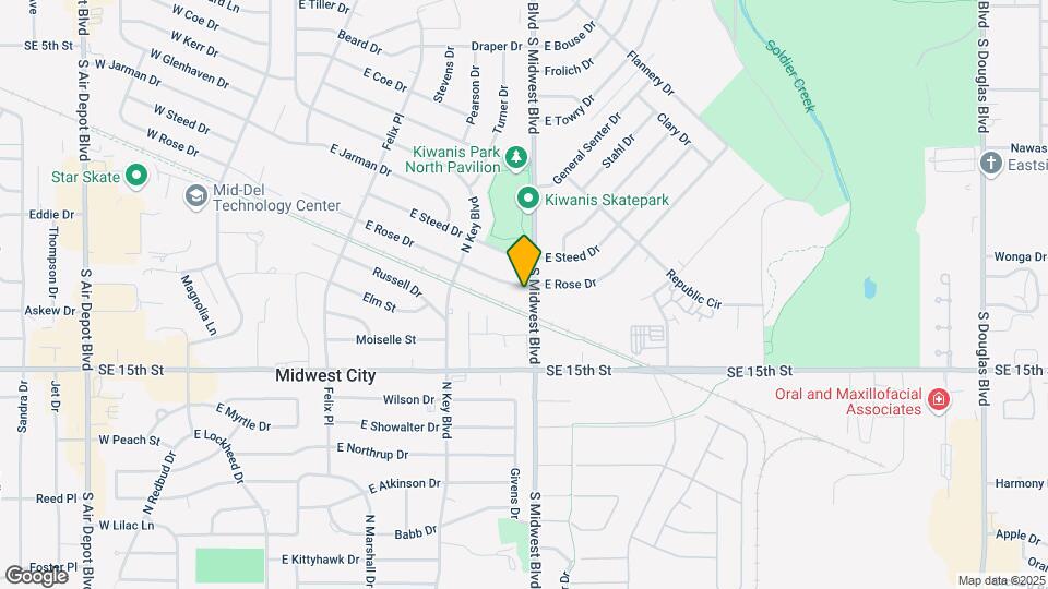 1305 S Midwest Blvd Map and Location Details