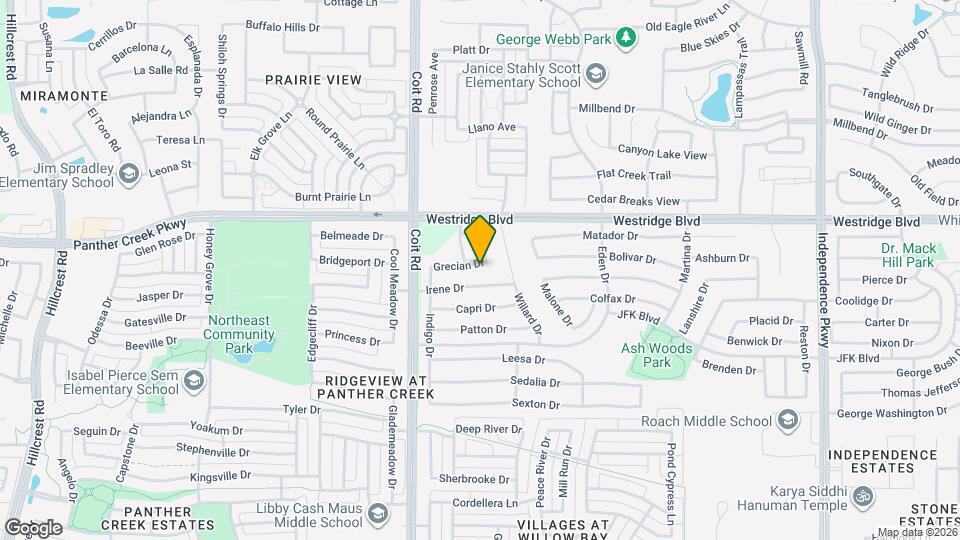 10809 Grecian Dr Map and Location Details