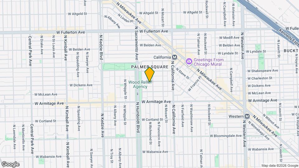 2909 W Dickens Ave, Unit 1 Mapa y Detalles de la Ubicación