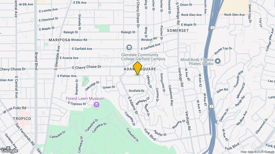 1205 Tyler St Map and Location Details