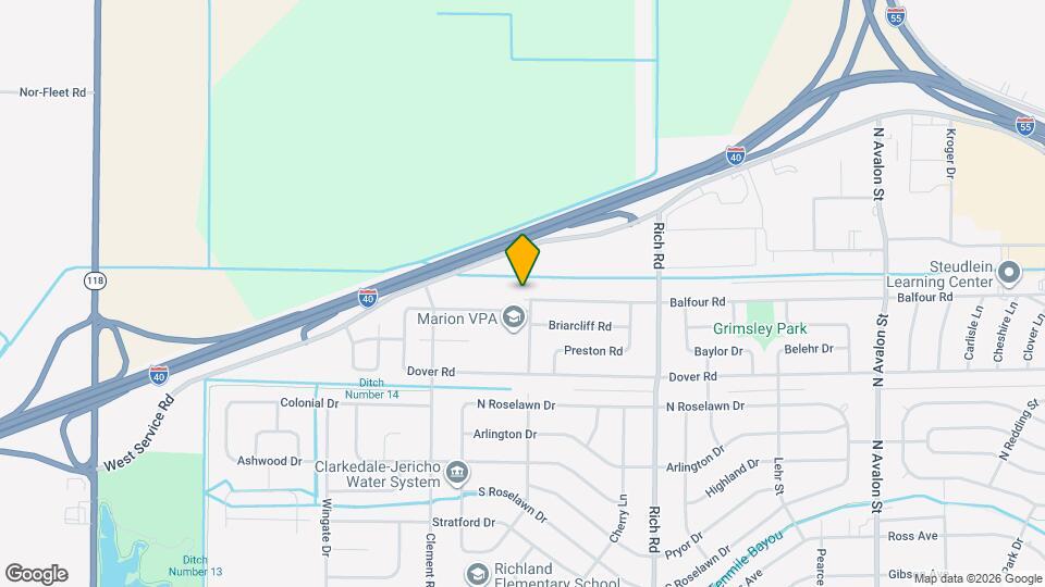 917 Balfour Rd Map and Location Details