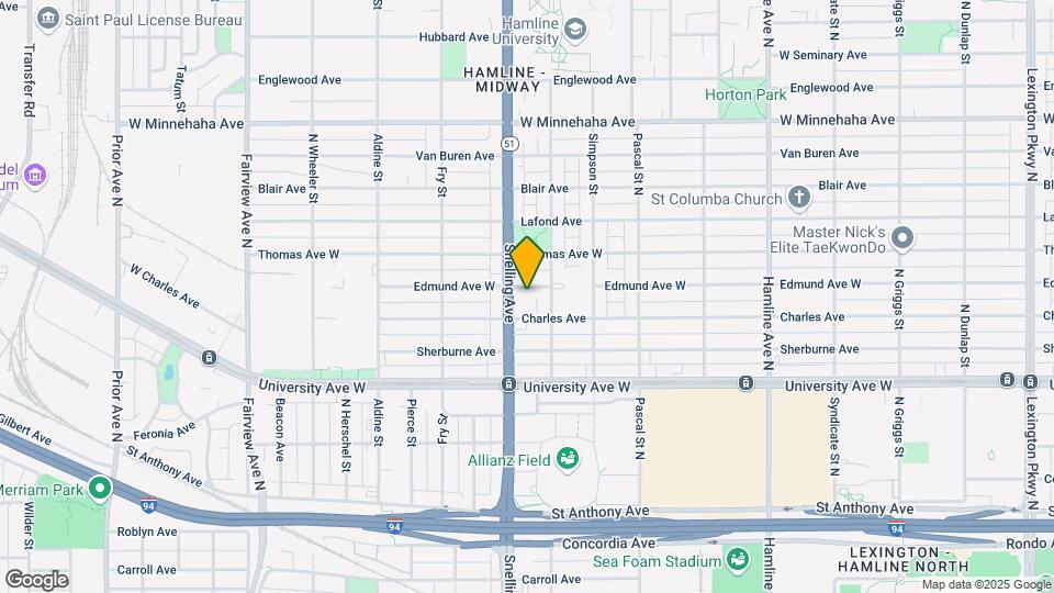 1562 Edmund Ave Map and Location Details