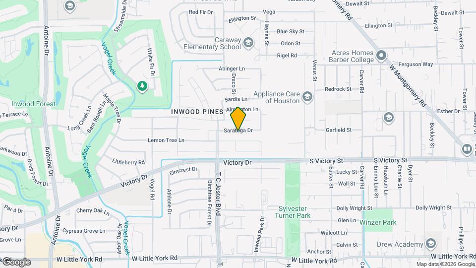 3519 Saratoga Dr Map and Location Details