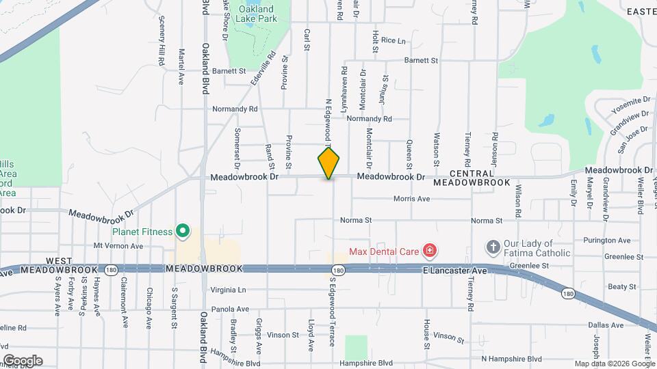 2308 N Edgewood Terrace Map and Location Details