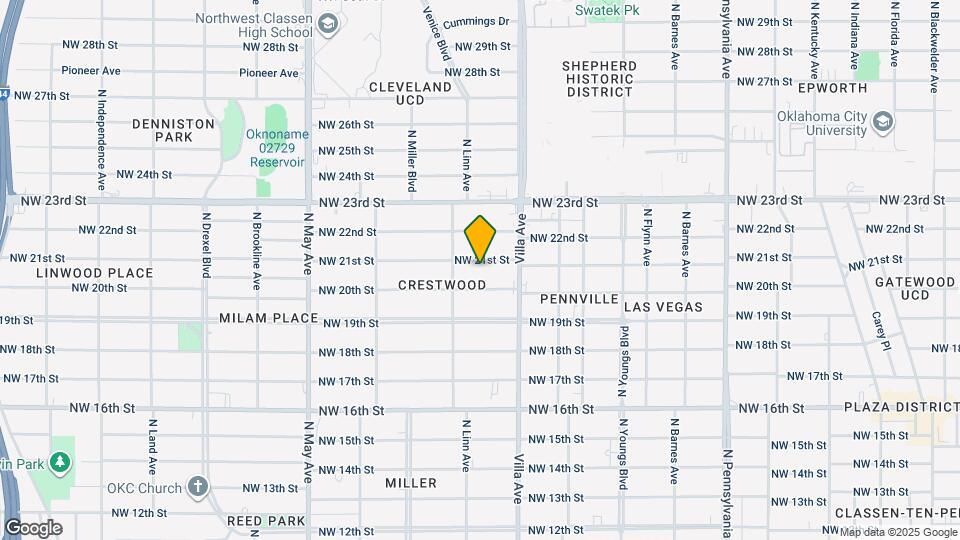 2536 NW 21st, Okla, Unit 2536 Mapa y Detalles de la Ubicación