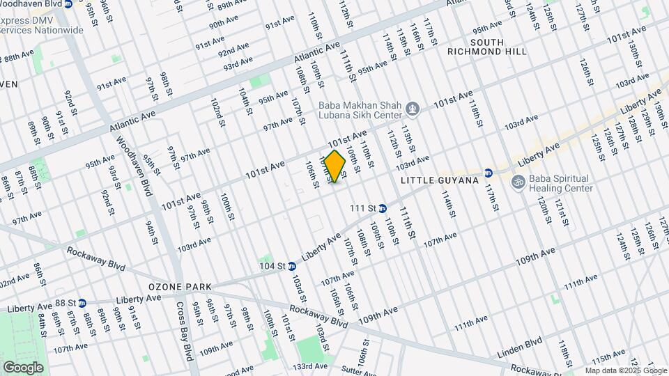 107-01 103rd Ave Mapa y Detalles de la Ubicación